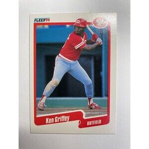 KEN GRIFFEY 1990 FLEER CARD #420 MLB REDS